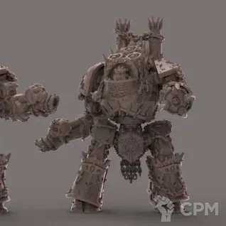 Описание картинки World Eaters Contemptor Relic Dreadnought / Hellbrute от MrMetalHorror по цене 1 500руб | Свободный Рынок Миниатюр - СРМ
