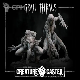 Описание картинки Great Hunger Grail Thralls Set 1 от Recruiter по цене 800руб | Свободный Рынок Миниатюр - СРМ