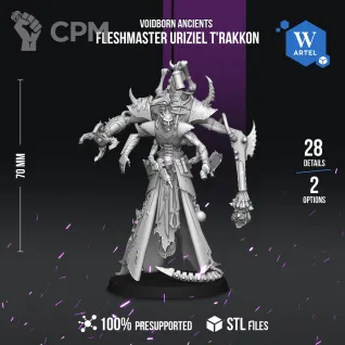 Описание картинки Fleshmaster-Uriziel-T'Rakkon от WebWay 3D по цене 650руб | Свободный Рынок Миниатюр - СРМ
