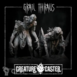 Описание картинки Great Hunger Grail Thralls Set 1 от Recruiter по цене 800руб | Свободный Рынок Миниатюр - СРМ