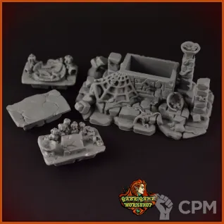 Описание картинки Алтарь со съемными крышками от Gabrigame_Terrain по цене 400руб | Свободный Рынок Миниатюр - СРМ