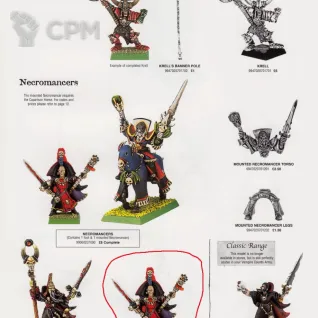 Описание картинки Vampire Counts Necromancer от kirill23 по цене 3 500руб | Свободный Рынок Миниатюр - СРМ