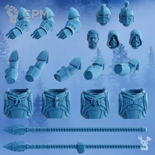 Описание картинки Thunderwolf Cavalry от MrMetalHorror по цене 1 000руб | Свободный Рынок Миниатюр - СРМ