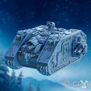 Описание картинки Space Wolves Land Raider от MrMetalHorror по цене 3 000руб | Свободный Рынок Миниатюр - СРМ