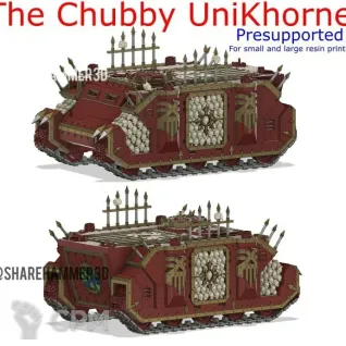 Описание картинки World Eaters Chaos Rhino of Khorne от MrMetalHorror по цене 1 600руб | Свободный Рынок Миниатюр - СРМ