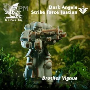 Описание картинки Strike Force Justian (Dark Angels) от Kill Team Bay от 0.n1 Studio по цене 700руб | Свободный Рынок Миниатюр - СРМ