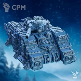 Описание картинки Space Wolves Repulsor от MrMetalHorror по цене 3 000руб | Свободный Рынок Миниатюр - СРМ