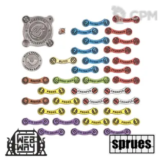 Описание картинки Blood Bowl - Game Tokens (1 литник) от WebWay по цене 1 452руб | Свободный Рынок Миниатюр - СРМ