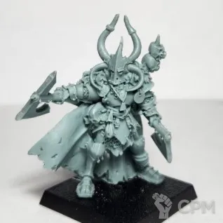 Описание картинки Champion of Chaos, 2009 Games Day Miniature, литьё от Shamkin по цене 750руб | Свободный Рынок Миниатюр - СРМ