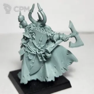 Описание картинки Champion of Chaos, 2009 Games Day Miniature, литьё от Shamkin по цене 750руб | Свободный Рынок Миниатюр - СРМ