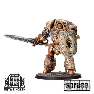 Описание картинки Custodian Dreadnought (3 литника) от WebWay по цене 2 530руб | Свободный Рынок Миниатюр - СРМ