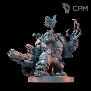 Описание картинки Миниатюра Варбосс Терминаторк,  Warboss от Brother Ork по цене 1 100руб | Свободный Рынок Миниатюр - СРМ