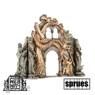 Описание картинки Ophidian Archway (3 литника) от WebWay по цене 3 850руб | Свободный Рынок Миниатюр - СРМ