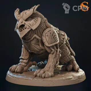 Описание картинки Owlbear of Persepolis от Manufactorum76 по цене 650руб | Свободный Рынок Миниатюр - СРМ