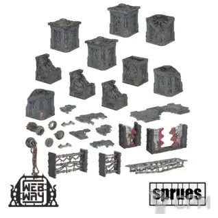 Описание картинки Ruined Zone Mortalis (5 литников) от WebWay по цене 8 030руб | Свободный Рынок Миниатюр - СРМ