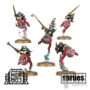 Описание картинки Squig Hoppers / Boingrot Bounderz (5шт) (3 литника) от WebWay по цене 1 562руб | Свободный Рынок Миниатюр - СРМ