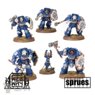 Описание картинки Terminator Assault Squad (New) (3 литника) от WebWay по цене 2 662руб | Свободный Рынок Миниатюр - СРМ