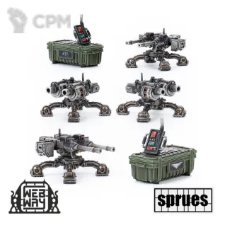 Описание картинки Trazior Pattern Sentry Guns (2 литника) от WebWay по цене 1 760руб | Свободный Рынок Миниатюр - СРМ