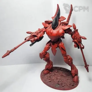 Описание картинки Wraithknight with heavy wraithcannons and scatter lasers, оригинал в грунте от Shamkin по цене 12 000руб | Свободный Рынок Миниатюр - СРМ