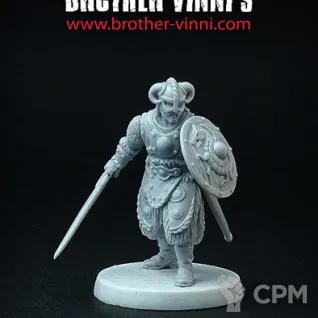 Описание картинки Ulrich the dragonslayer от Brother Vinni по цене 410руб | Свободный Рынок Миниатюр - СРМ