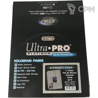 Описание картинки Лист для альбома Ultra-Pro (3х3 кармашка на листе) от Кот и Ворон по цене 90руб | Свободный Рынок Миниатюр - СРМ