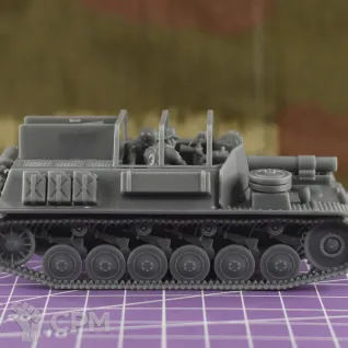 Описание картинки Немецкая САУ Sturmpanzerwagon II с экипажем (версия DAK) / масштаб 1:56 / 28mm от DModels по цене 1 500руб | Свободный Рынок Миниатюр - СРМ