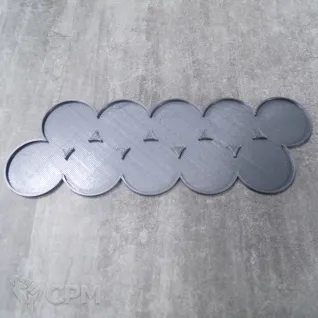 Описание картинки Movement Tray для баз 32мм на 10 моделей от МастерскаяПодземелий по цене 100руб | Свободный Рынок Миниатюр - СРМ