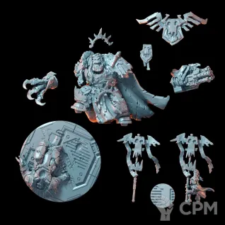 Описание картинки Emperork of Orkkind. Орк Император. альтернативный Ghazghkull Thraka. от Подземный человек по цене 1 360руб | Свободный Рынок Миниатюр - СРМ