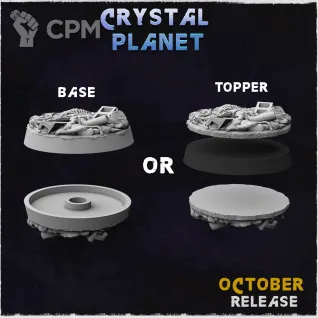 Описание картинки Топперы Crystal Planet 75х42мм от Studio Cockatoo по цене 396руб | Свободный Рынок Миниатюр - СРМ