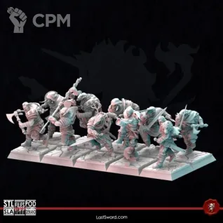 Описание картинки norsca marauders от Daniilfedyakov по цене 950руб | Свободный Рынок Миниатюр - СРМ