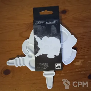 Описание картинки Citadel Servo-Skull Palette Pad от Selena по цене 1 950руб | Свободный Рынок Миниатюр - СРМ