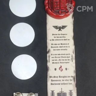 Описание картинки Печать чистоты Серых рыцарей Purity Seals Grey Knight от Fle94 по цене 2 100руб | Свободный Рынок Миниатюр - СРМ