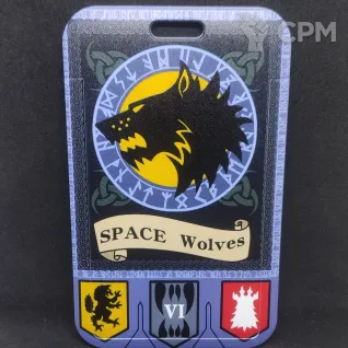 Описание картинки Картхолдер Space Wolves от Fle94 по цене 300руб | Свободный Рынок Миниатюр - СРМ