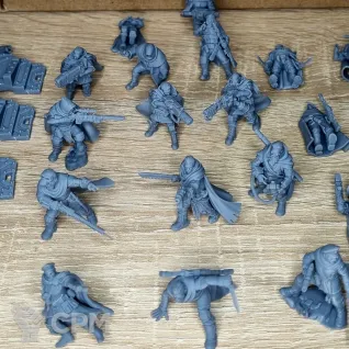 Описание картинки Tanith- First and Only Veteran Guardsmen от Бруталити по цене 3 400руб | Свободный Рынок Миниатюр - СРМ