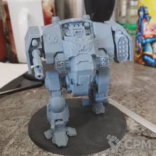 Описание картинки Space Marines Ballistus Dreadnought от Zanoza по цене 600руб | Свободный Рынок Миниатюр - СРМ