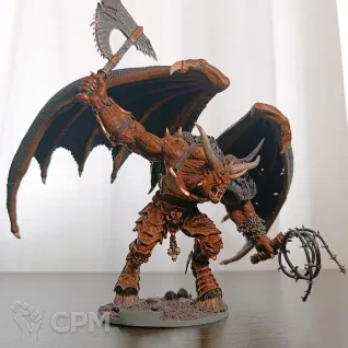 Описание картинки Forge World Bloodthirster, An’ggrath the Unbound от Алгор по цене 28 000руб | Свободный Рынок Миниатюр - СРМ