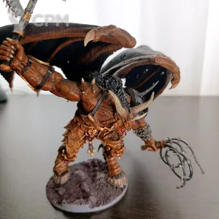 Описание картинки Forge World Bloodthirster, An’ggrath the Unbound от Алгор по цене 28 000руб | Свободный Рынок Миниатюр - СРМ