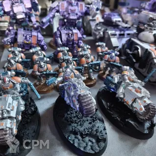 Описание картинки Армия imperial fists от Demushu  по цене 16 000руб | Свободный Рынок Миниатюр - СРМ