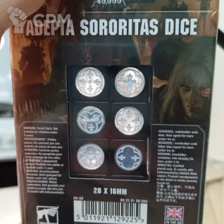 Описание картинки Adepta Sororitas Dice от Fergus по цене 19 000руб | Свободный Рынок Миниатюр - СРМ