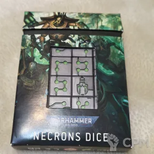 Описание картинки Necron dice set от Reson по цене 9 000руб | Свободный Рынок Миниатюр - СРМ