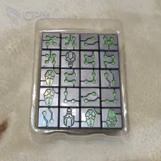 Описание картинки Necron dice set от Reson по цене 9 000руб | Свободный Рынок Миниатюр - СРМ