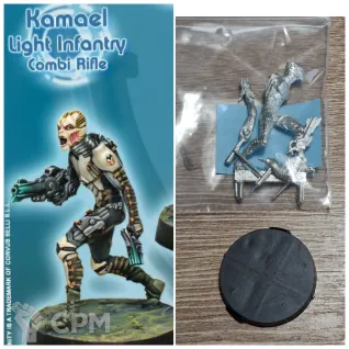Описание картинки Kamael with combi rfile от Canis_Wolfborn по цене 400руб | Свободный Рынок Миниатюр - СРМ