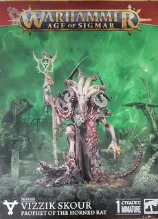 Описание картинки Vizzik Skour, Prophet of the Horned Rat от Fraer по цене 9 800руб | Свободный Рынок Миниатюр - СРМ