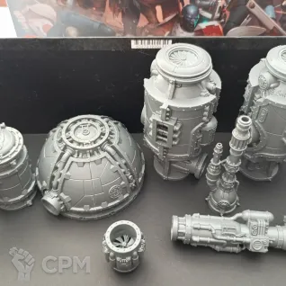 Описание картинки Sector Mechanicus - Alchomite Stack от Nazgul of Mordovia по цене 8 500руб | Свободный Рынок Миниатюр - СРМ