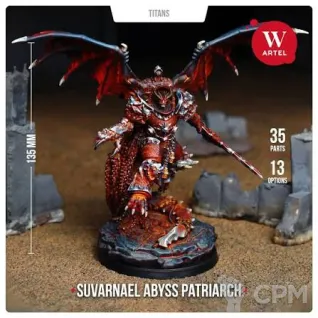 Описание картинки Suvarnael Abyss Patriarch (Лоргар Демон Принц) от Лоялист по цене 4 500руб | Свободный Рынок Миниатюр - СРМ