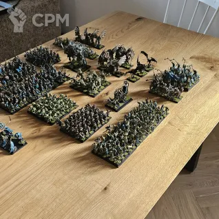 Описание картинки Армия нежити AoS, Fantasy battles от Yrgo по цене 163 000руб | Свободный Рынок Миниатюр - СРМ