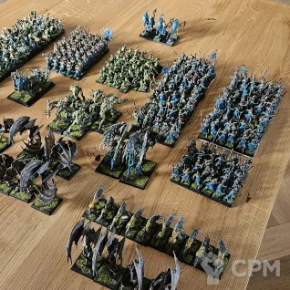 Описание картинки Армия нежити AoS, Fantasy battles от Yrgo по цене 163 000руб | Свободный Рынок Миниатюр - СРМ