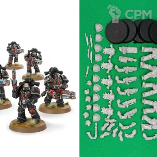 Описание картинки Dark Angels – Dreadwing Interemptor Squad от Templar Forge по цене 1 400руб | Свободный Рынок Миниатюр - СРМ