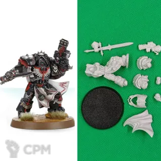 Описание картинки Dark Angels Legion Praetor in Cataphractii Praetor от Templar Forge по цене 550руб | Свободный Рынок Миниатюр - СРМ
