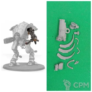 Описание картинки Knight Moirax Gyges Siege Claw от Templar Forge по цене 280руб | Свободный Рынок Миниатюр - СРМ